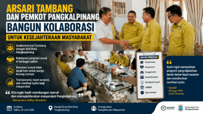 Arsari Tambang Gandeng Pemkot Pangkalpinang, Publik Pertanyakan Transparansi dan Efektivitas Program PPM