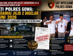 Ketum LIN Gus Robi, Ketua DPD Sulsel Sabaruddin Lili, dan Ketua DPC Makassar Samsu Alam Surati Polres Gowa: Aksi Damai Jilid II Digelar 30 Juni 2026