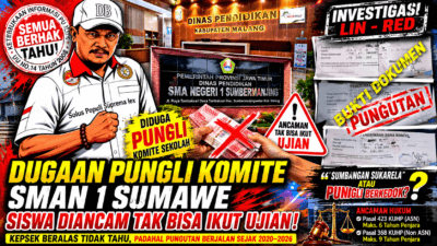 Dugaan Pungli Komite SMAN 1 Sumawe, Kepala Sekolah Mengaku Tidak Mengetahui