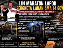 Ketum LIN, Ketua DPD Sulsel, dan Ketua DPC Makassar Maraton Lapor Dugaan Pidana Sengketa Lahan SMA Negeri 14 Gowa ke Polres, Polda, hingga Kejati