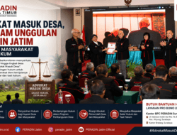 PERADIN Jatim Luncurkan Program Advokat Masuk Desa, Perluas Akses Bantuan Hukum
