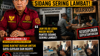 DPD LIN Sulsel Soroti Disiplin Aparatur PN Sungguminasa: Jam Kerja Diduga Diabaikan, Pelayanan Peradilan Dipertanyakan
