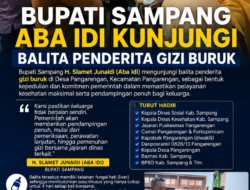 Bupati Sampang Aba Idi Kunjungi Balita Penderita Gizi Buruk dan Salurkan Bantuan untuk Lansia di Pangarengan