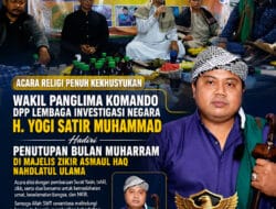 Wakil Panglima Komando DPP LIN H. Yogi Satir Muhammad Hadiri Dzikir, Yasin, dan Tahlil Penutupan Bulan Muharram di Majelis Zikir Asmaul Haq Nahdlatul Ulama