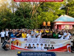 Kapolres Bangka Barat Jalan Sehat Bersama Forkopimda di Bukit Menumbing, Bupati Markus: Mari Lestarikan dan Promosikan Menumbing