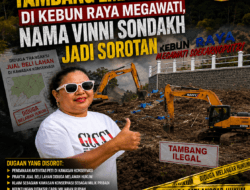 Diduga Danai Tambang Emas Ilegal di Kawasan Kebun Raya Megawati, Nama Vinni Sondakh Jadi Sorotan
