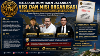 Tegaskan Komitmen Jalankan Visi dan Misi Organisasi, Ahmad: DPD LIN Babel Diisi Pengurus Berintegritas dan SDM Berkualitas