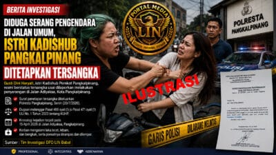 Diduga Serang Pengendara di Jalan Umum, Istri Kadishub Pangkalpinang Resmi Jadi Tersangka