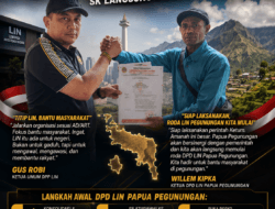 Sah! DPD LIN Papua Pegunungan Dinahkodai Willem Kipka SK Diserahkan Langsung di Jakarta, Ketum Gus ROBI: “Jalankan Sesuai AD/ART, Bantu Masyarakat”