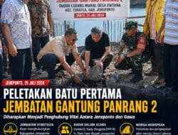 Groundbreaking Jembatan Gantung Panrang 2 Resmi Digelar, Warga Harap Jalan Menuju Dusun Lebang Manai Juga Segera Diperbaiki