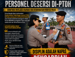 Polres Bangka Barat Tegakkan Disiplin, Personel Desersi Di-PTDH