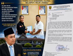 DPD LIN Kalimantan Tengah Resmi Tercatat di Kesbangpol, Eman Supriadi: “Terima Kasih, Walaupun 1 Bulan 1 Minggu”