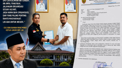 DPD LIN Kalimantan Tengah Resmi Tercatat di Kesbangpol, Eman Supriadi: “Terima Kasih, Walaupun 1 Bulan 1 Minggu”