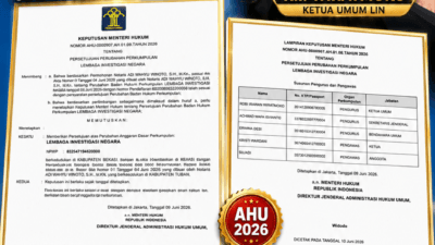MUBESLUB LIN Surabaya 2026 Ditegaskan Sah Sesuai AD/ART, DPP Minta Seluruh DPD Segera Tertib Administrasi di Kesbangpol