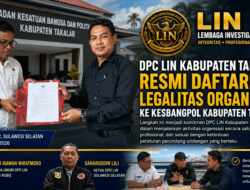 DPC LIN Kabupaten Takalar Resmi Daftarkan Legalitas Organisasi ke Kesbangpol Takalar