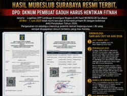 AHU Perubahan LIN Hasil MUBESLUB Surabaya Resmi Terbit, DPD: Hentikan Fitnah dan Jangan Lagi Bikin Gaduh