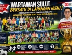 Wartawan Sulut Bersatu di Lapangan Hijau, Journalist Warrior FC dan Doulos Tikala FC Matangkan Persiapan Rebut Piala Bupati Joune Ganda.