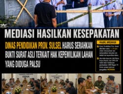 Usai Pendudukan SMA Negeri 14 Gowa, Pemerintah dan Aparat Lakukan Mediasi, Hasilkan Kesepakatan