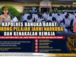 Kapolres Bangka Barat Dorong Pelajar Jauhi Narkoba dan Kenakalan Remaja