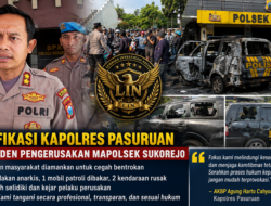 Kapolres Pasuruan Klarifikasi Insiden di Mapolsek Sukorejo, Satu Mobil Patroli Dibakar Massa