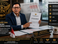 SOROT INVESTIGASI: BPK Temukan Kelemahan Keuangan Pemkab Sorong, Miliaran Rupiah Diminta Dipulihkan