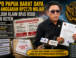 LIN DPD Papua Barat Daya Soroti Rp27,79 Miliar yang Belum Didukung Administrasi Memadai dan Selisih Klaim BPJS RSUD Scholoo Keyen