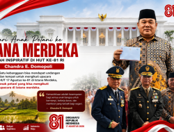Dari Anak Petani ke Istana Merdeka: Chandra E. Domopoli Bangga Hadiri Upacara HUT ke-81 RI