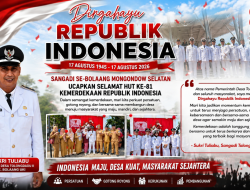 Sangadi se-Bolaang Mongondow Selatan Sampaikan Ucapan HUT ke-81 Kemerdekaan RI.