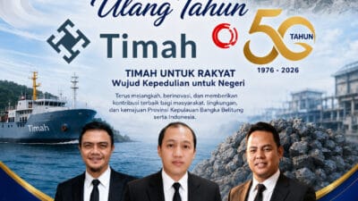 Menapaki Usia Ke-50 Tahun, LIN Babel: “Timah untuk Rakyat” Harus Jadi Wujud Kepedulian untuk Negeri