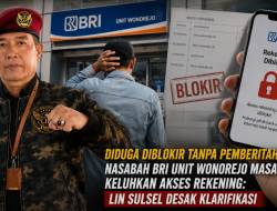 Diduga Diblokir Tanpa Pemberitahuan, Nasabah BRI Unit Wonorejo Masamba Keluhkan Akses Rekening: LIN Sulsel Desak Klarifikasi