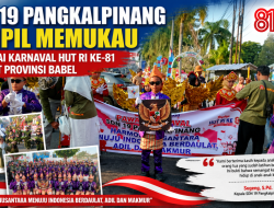 SDN 19 Pangkalpinang Tampil Memukau di Pawai Karnaval HUT RI ke-81 Tingkat Provinsi Babel