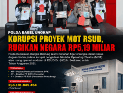Polda Babel Ungkap  Korupsi Proyek MOT RSUD, Pengadaan Berujung Total Loss dan Rugikan Negara Rp5,19 Miliar