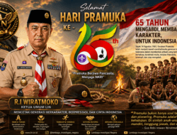 Gerakan Pramuka 65 Tahun: Mengabdi, Membangun Karakter, dan Menjaga NKRI di Tengah Tantangan Zaman