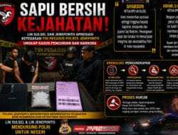 Sapu Bersih Kejahatan! LIN Sulsel dan DPC LIN Jeneponto Apresiasi Ketegasan Tim Pegasus Polres Jeneponto Ungkap Kasus Pencurian dan Narkoba