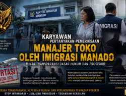 Karyawan Toko di Manado Pertanyakan Dugaan Penahanan Manajer dan Deportasi Pemilik Usaha.
