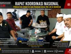 PBH LIN Gelar Rakor Nasional di Jakarta, Sistem Surat-Menyurat dan Komando Resmi Diperbarui