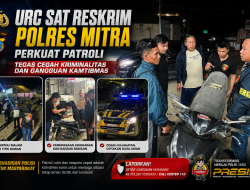 URC Sat Reskrim Polres Mitra Perkuat Patroli, Tegas Cegah Kriminalitas dan Gangguan Kamtibmas
