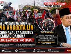 Ketua DPC Bangka Induk Pimpin Anggota LIN Ikuti Karnaval 17 Agustus, Tegaskan Peran Kontrol Sosial