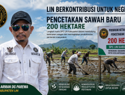 Lembaga Investigasi Negara Dorong Ketahanan Pangan, DPC Kabupaten Siapkan 200 Hektare Lahan Persawahan