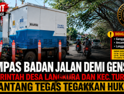 Genset Diduga “Rampas” Badan Jalan, Pemdes Langkura dan Kecamatan Turatea Didesak Bertindak Tegas