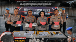 Polres Bangka Barat Gagalkan Penyelundupan 265 Kilogram Pasir Timah ke Sumatera Selatan