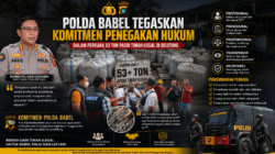 Polda Babel Tegaskan Komitmen Penegakan Hukum dalam Perkara 53 Ton Pasir Timah Ilegal di Belitung