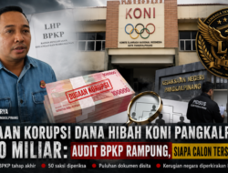 Dugaan Korupsi Dana Hibah KONI Pangkalpinang Rp20 Miliar: Audit BPKP Rampung, Siapa yang Bakal Dimintai Pertanggungjawaban?