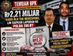 Temuan BPK Soroti Dugaan Penyimpangan Rp2,21 Miliar, Kadis BLH Tak Merespons, LIN Siapkan Laporan ke Polda Sulut.