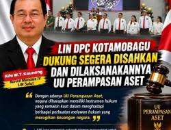 LIN DPC Kotamobagu Dukung UU Perampasan Aset Segera Disahkan dan Diterapkan.
