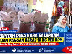 Kepala Desa Kara dan Perangkat Desa Turun Langsung Salurkan Bantuan Pangan ke Tiap Dusun