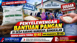Dugaan Penyelewengan Bantuan Pangan di Desa Karang Nangkah, KPM Disebut Hanya Terima 10 Kg dari Seharusnya 30 Kg