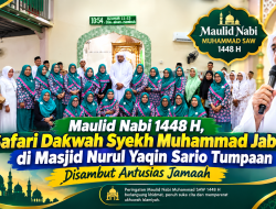 Maulid Nabi 1448 H, Safari Dakwah Syekh Muhammad Jaber di Masjid Nurul Yaqin Sario Tumpaan Disambut Antusias Jamaah