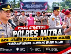 ROTASI STRATEGIS POLRES MITRA: KASAT RESKRIM DAN KAPOLSEK RATATOTOK BERGANTI, PENEGAKAN HUKUM DITANTANG MAKIN TAJAM