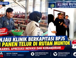 DPC PJS Dan PWI Bangka Barat Dampingin Kakanwil Tinjau Klinik Berkapitasi BPJS dan Panen Telur di Rutan Muntok